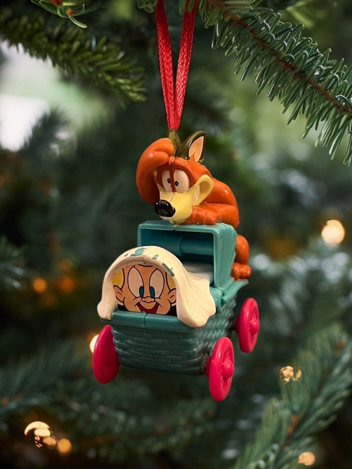 Ornament Warner Bros Animaniacs Mindy & Buttons Figure Figurine Charm ...