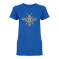 thumbnail image 1 of Ornamental Bee Shaped T-Shirt Women -Image by Shutterstock, Female Medium, 1 of 2