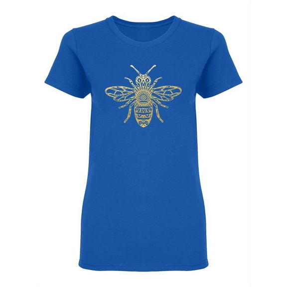 Ornamental Bee Shaped T-Shirt Women -Image by Shutterstock, Female Medium