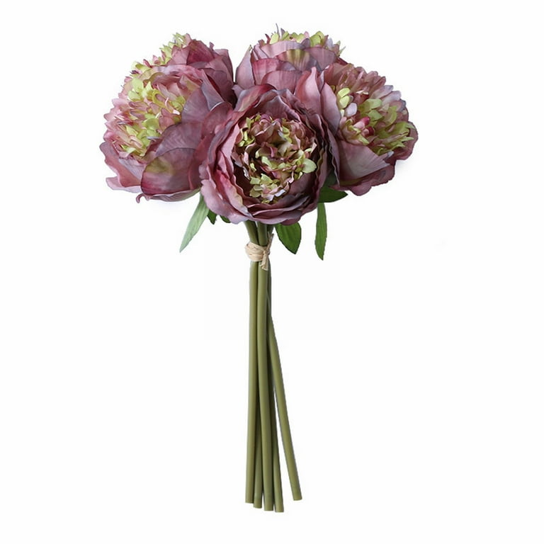 Ornamental Cabbage Hand Tied Flower Bouquet 5 Peonies North