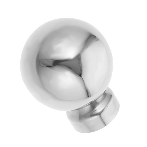 Ornamental Fence Topper Metal Post Finial Clamp Rack Cap Lights Silver