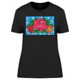 thumbnail image 1 of Ornamental Flower Pattern T-Shirt Women -Image by Shutterstock, Female Small, 1 of 2