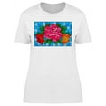 thumbnail image 1 of Ornamental Flower Pattern T-Shirt Women -Image by Shutterstock, Female XX-Large, 1 of 2