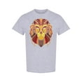 thumbnail image 1 of Ornamental Lion Head Graphic T-Shirt Men -Image by Shutterstock, Male x-Large, 1 of 2