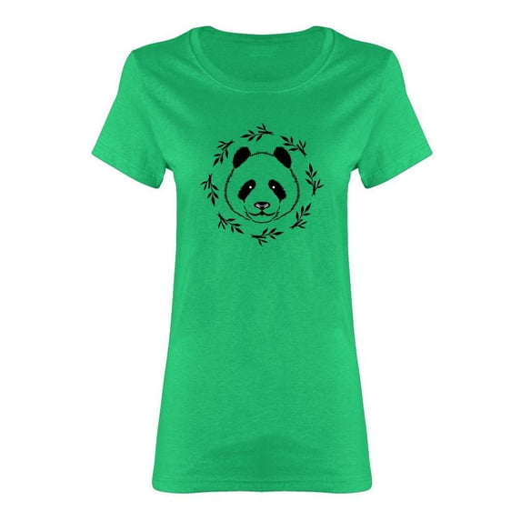 Ornamental Panda Head Shaped Tee Women's -Image by Shutterstock