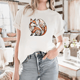 thumbnail image 1 of Ornamental Pattern Fox Creative Retro Artistic Style Graphic Print Unisex T-Shirt up to size 5XL, 1 of 2