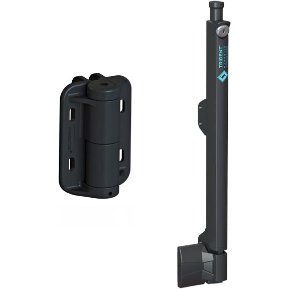 Ornamental Pool Gate Kit- Includes Self-Closing Hinges & Self-Latching Latch