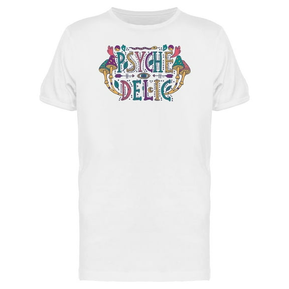 Ornamental Psyche Delic T-Shirt Men -Image by Shutterstock, Male Medium