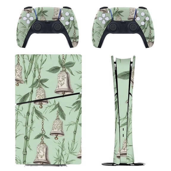 Ornamental Zen Flow Console Skin Bundle for PS5 Pro Slim Disc & Digital / PS4 – Full Wrap + Dual Controller Flair