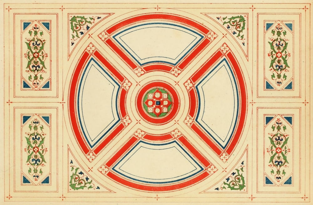 Ornamental designs by Fr Moises 1861-1 Canvas Art - (18 x 24)