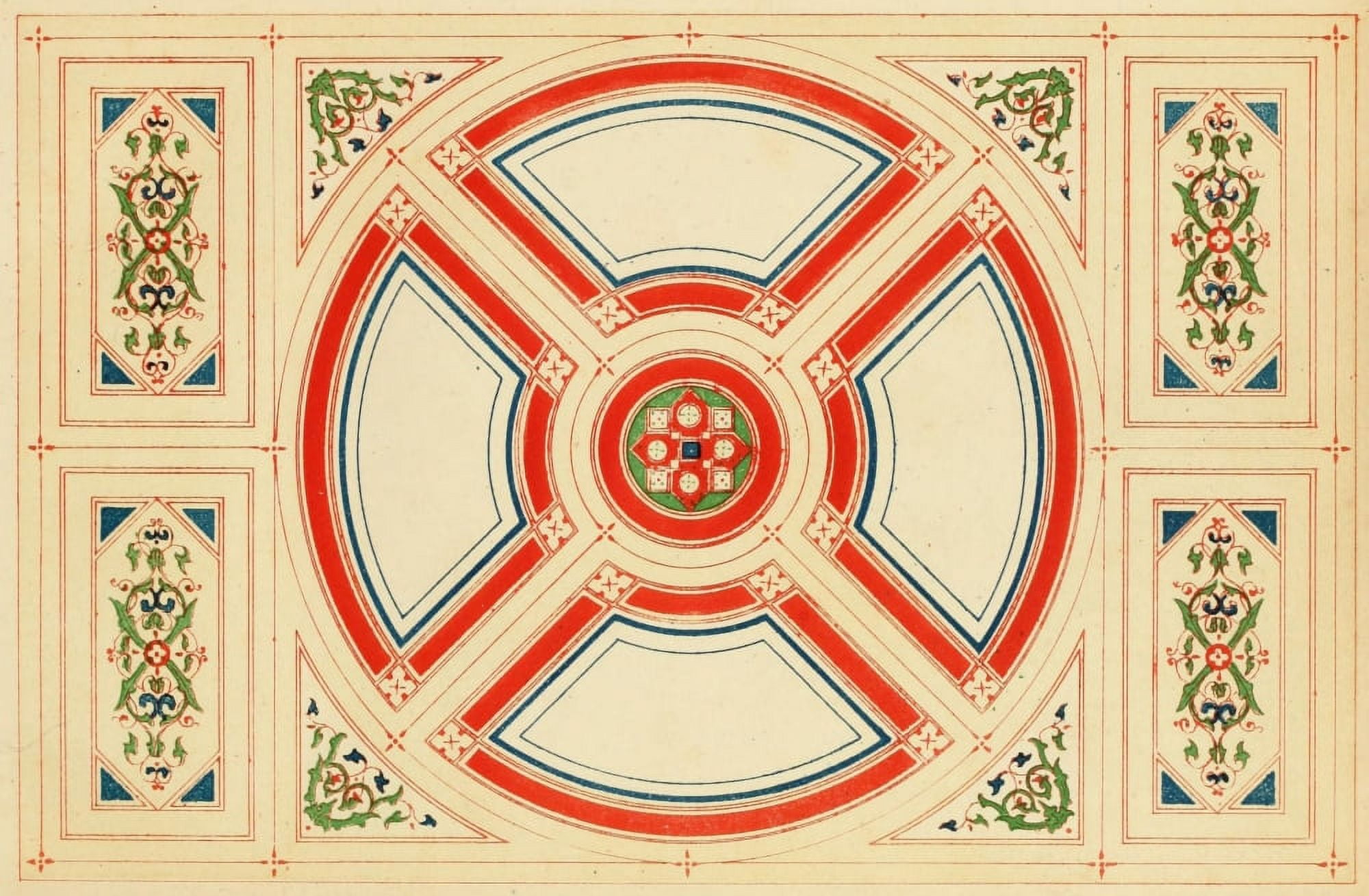 Ornamental designs by Fr Moises 1861-1 Canvas Art - (24 x 36)