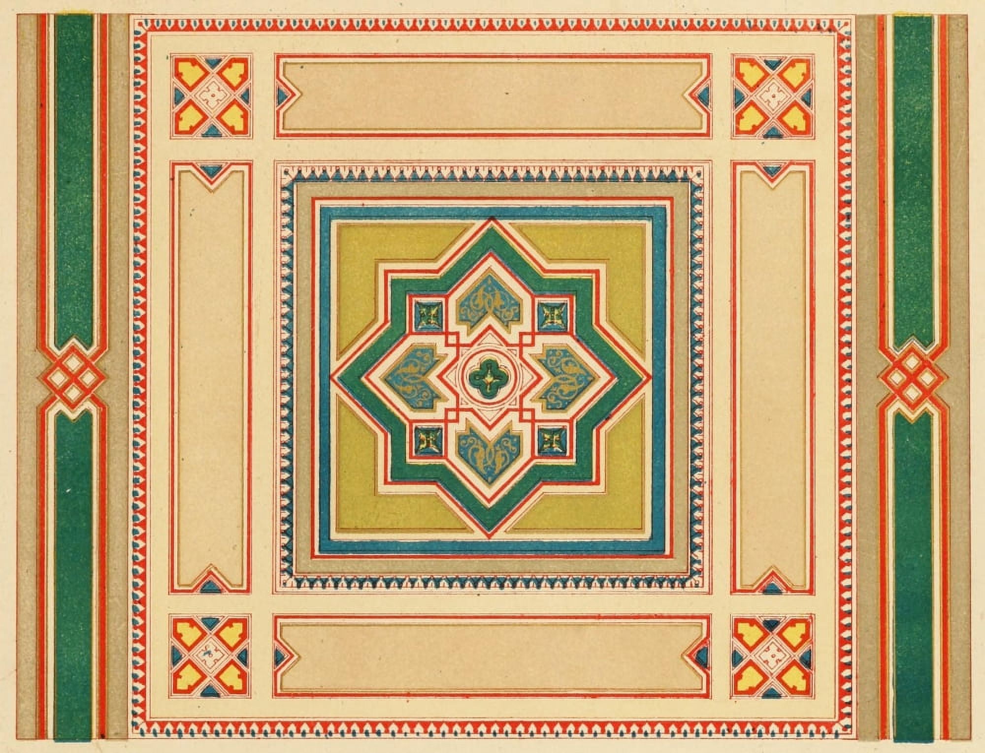 Ornamental designs by Fr Moises 1861-10 Canvas Art - (18 x 24)
