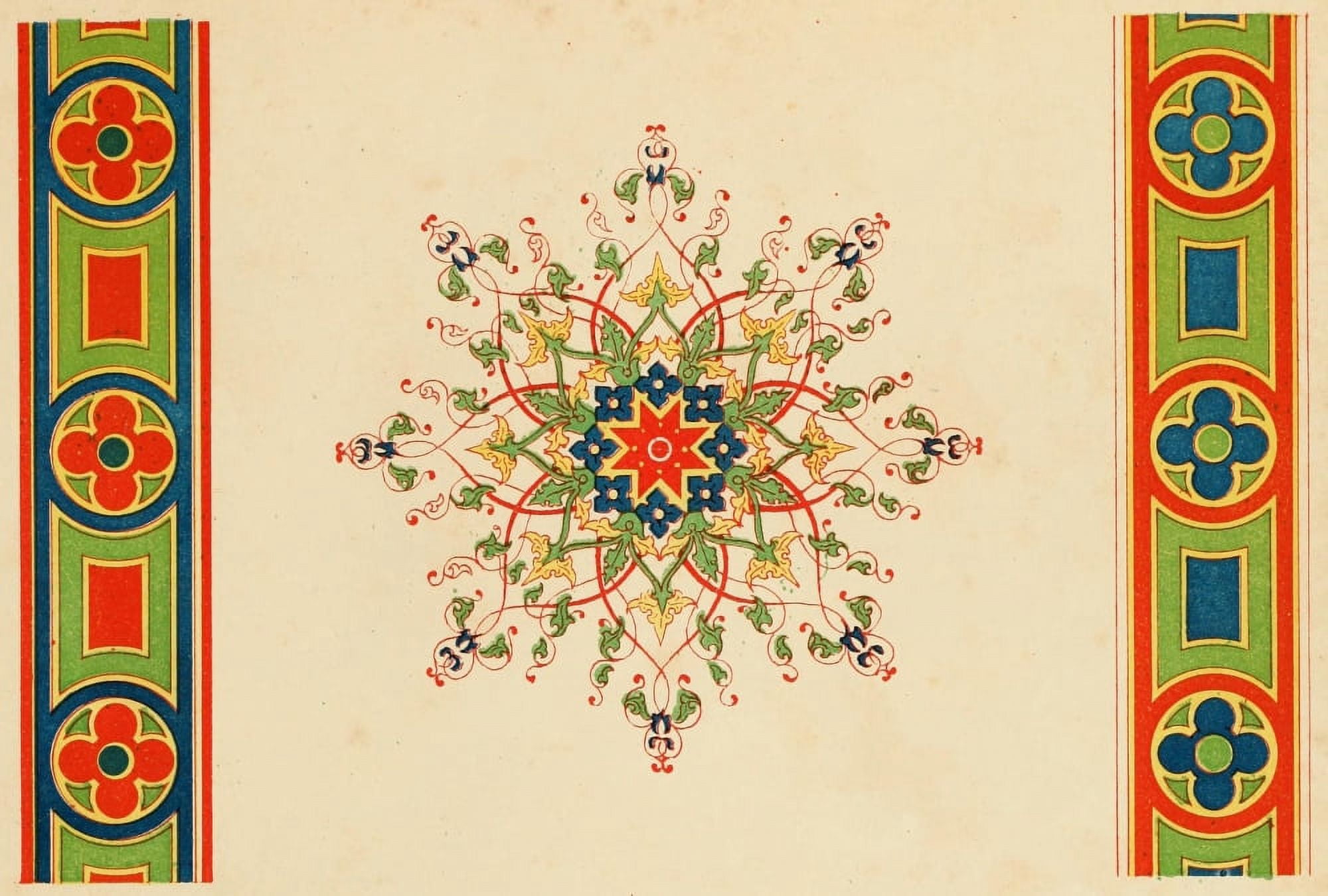 Ornamental designs by Fr Moises 1861-11 Canvas Art - (24 x 36)
