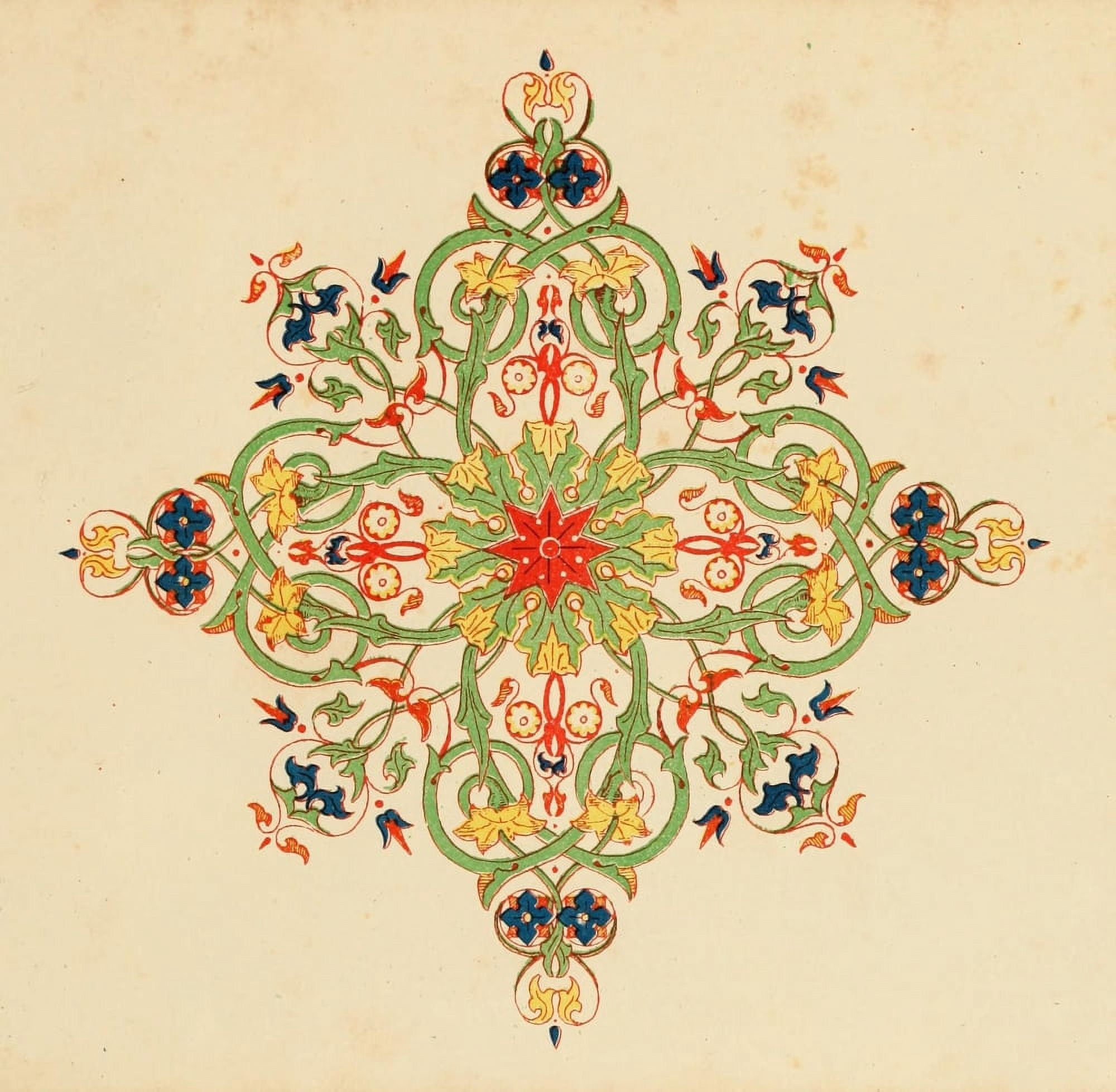 Ornamental designs by Fr Moises 1861-12 Canvas Art - (24 x 36)