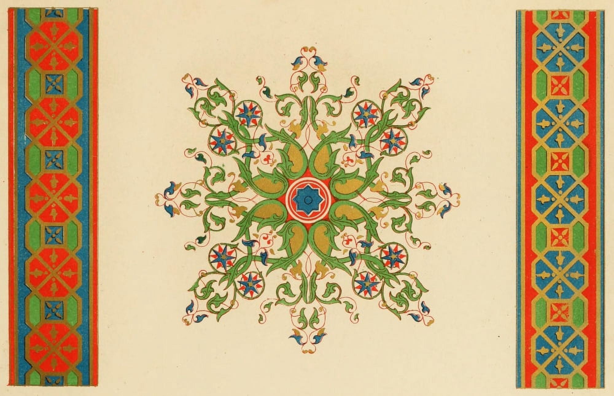 Ornamental designs by Fr Moises 1861-13 Canvas Art - (24 x 36)