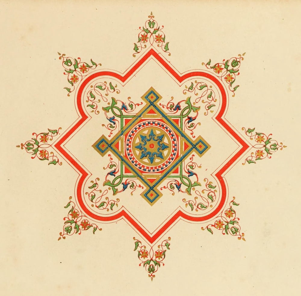 Ornamental designs by Fr Moises 1861-14 Canvas Art -  (24 x 36)