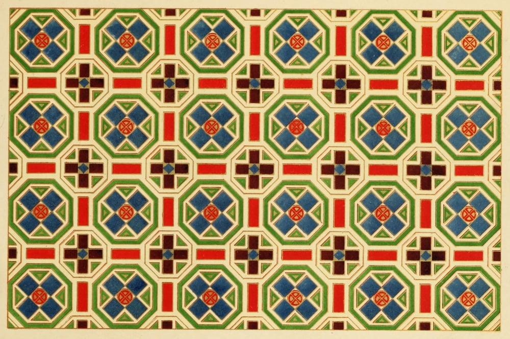 Ornamental designs by Fr Moises 1861-18 Canvas Art -  (18 x 24)