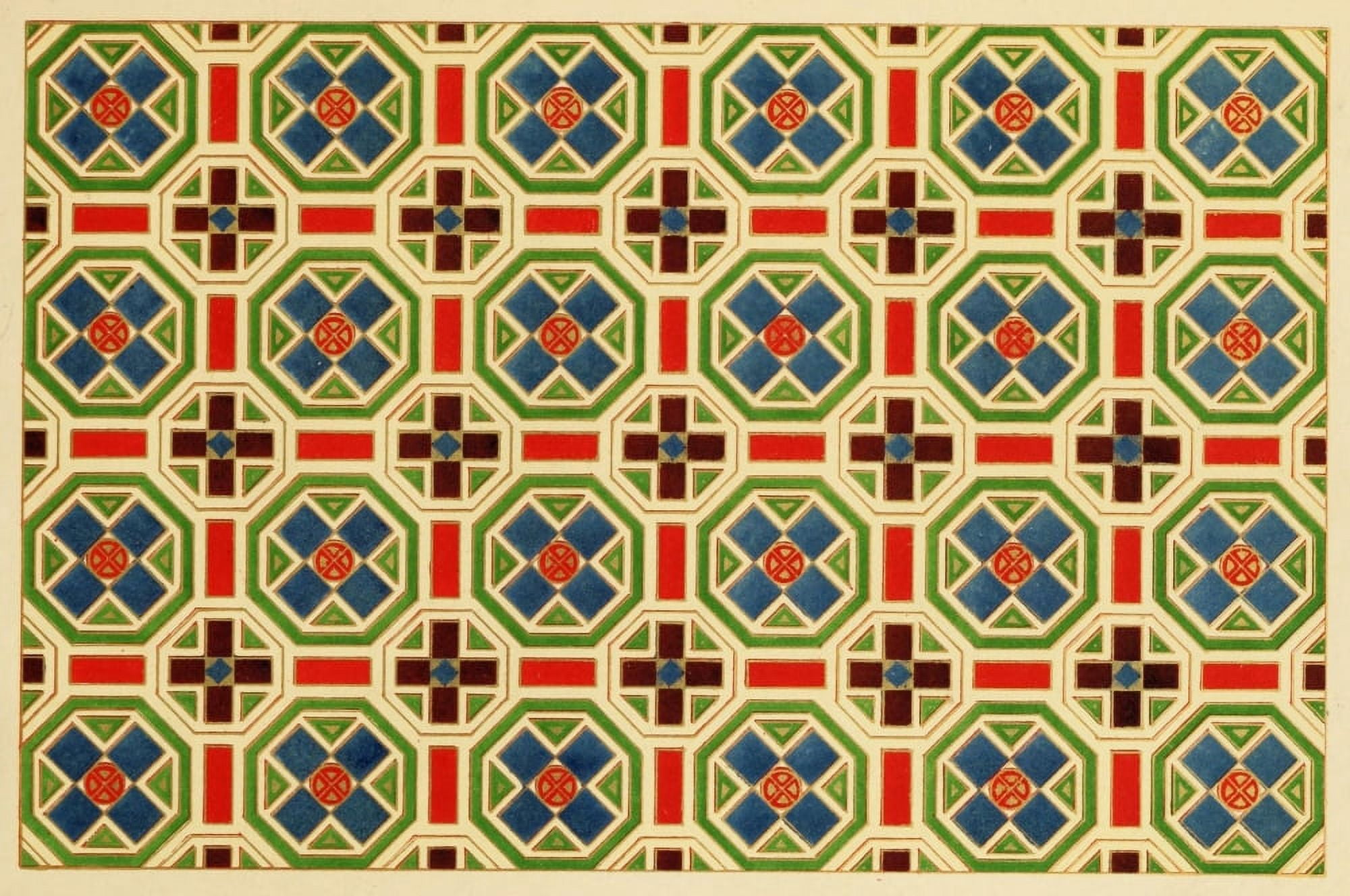 Ornamental designs by Fr Moises 1861-18 Canvas Art - (24 x 36)