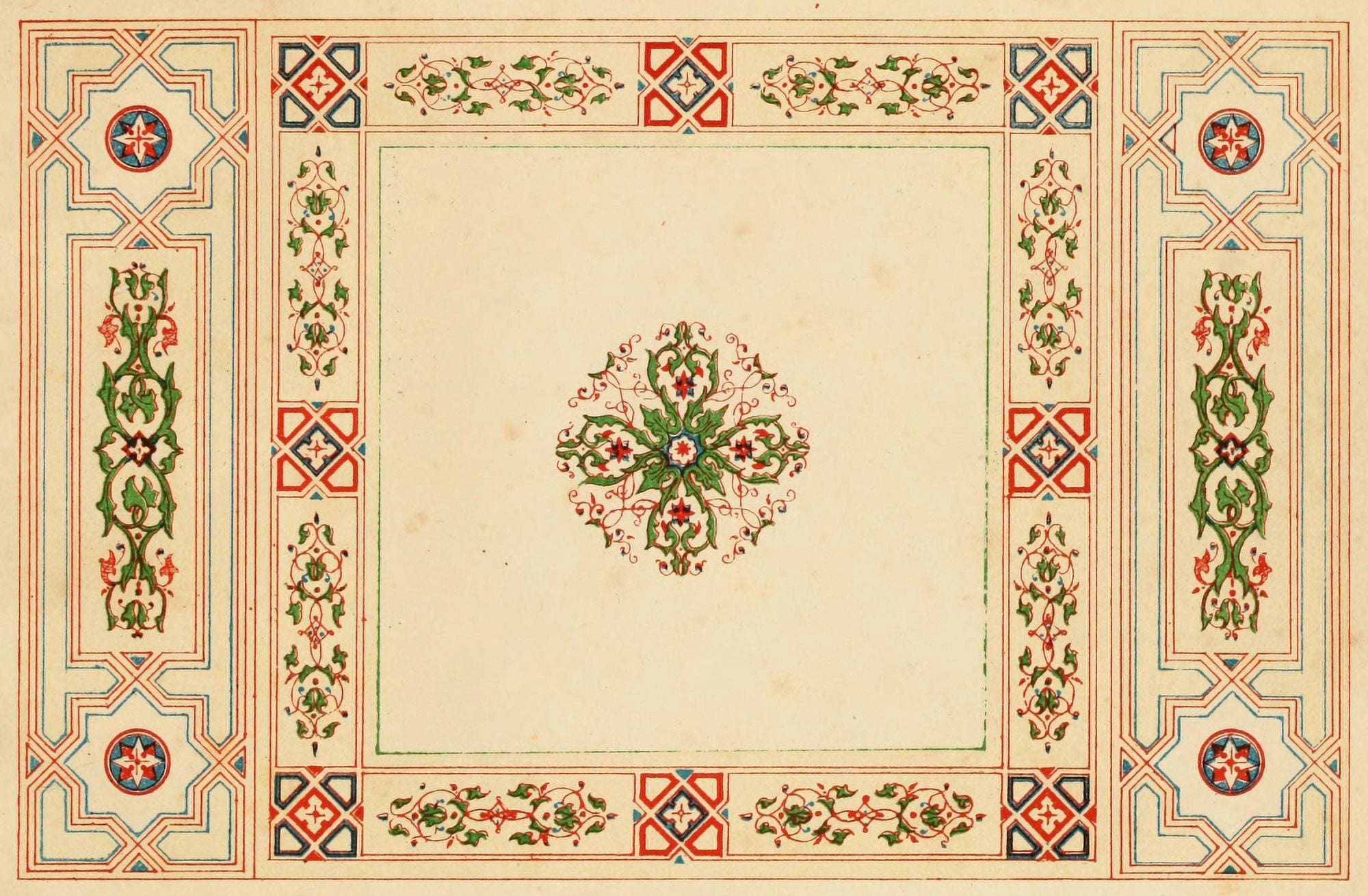 Ornamental designs by Fr Moises 1861-2 Canvas Art - (24 x 36)
