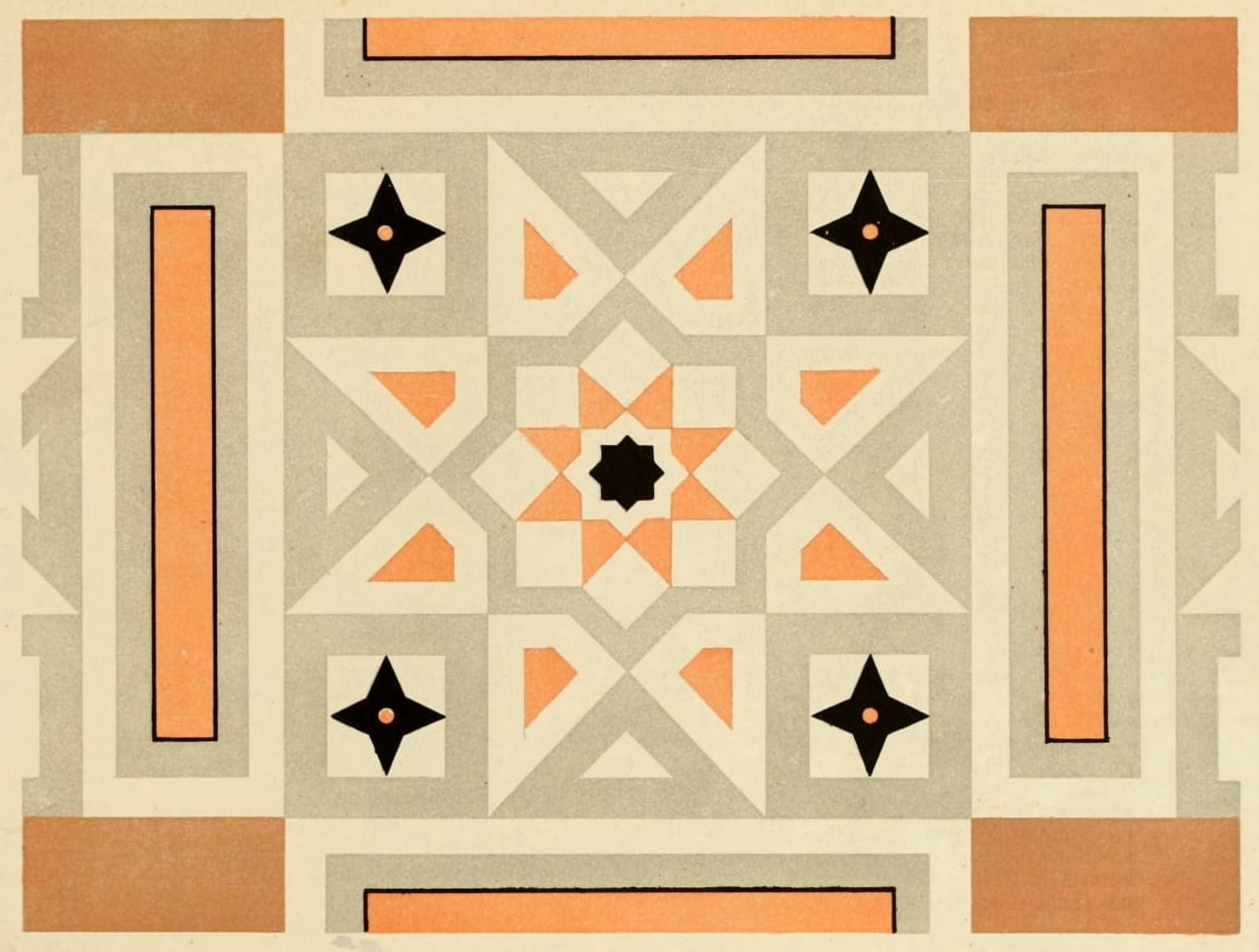 Ornamental designs by Fr Moises 1861-21 Canvas Art -  (18 x 24)