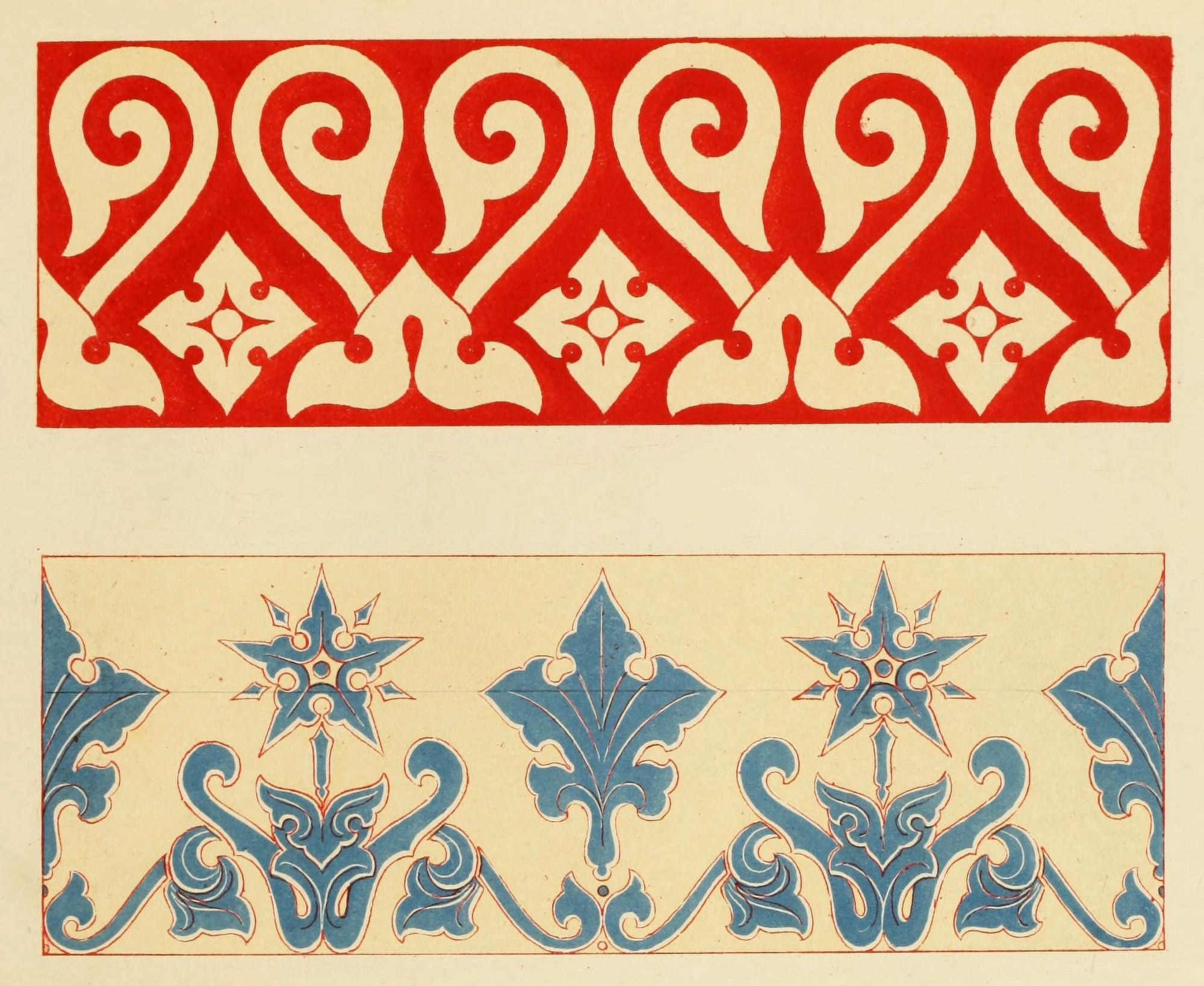 Ornamental designs by Fr Moises 1861-22 Canvas Art - (24 x 36)