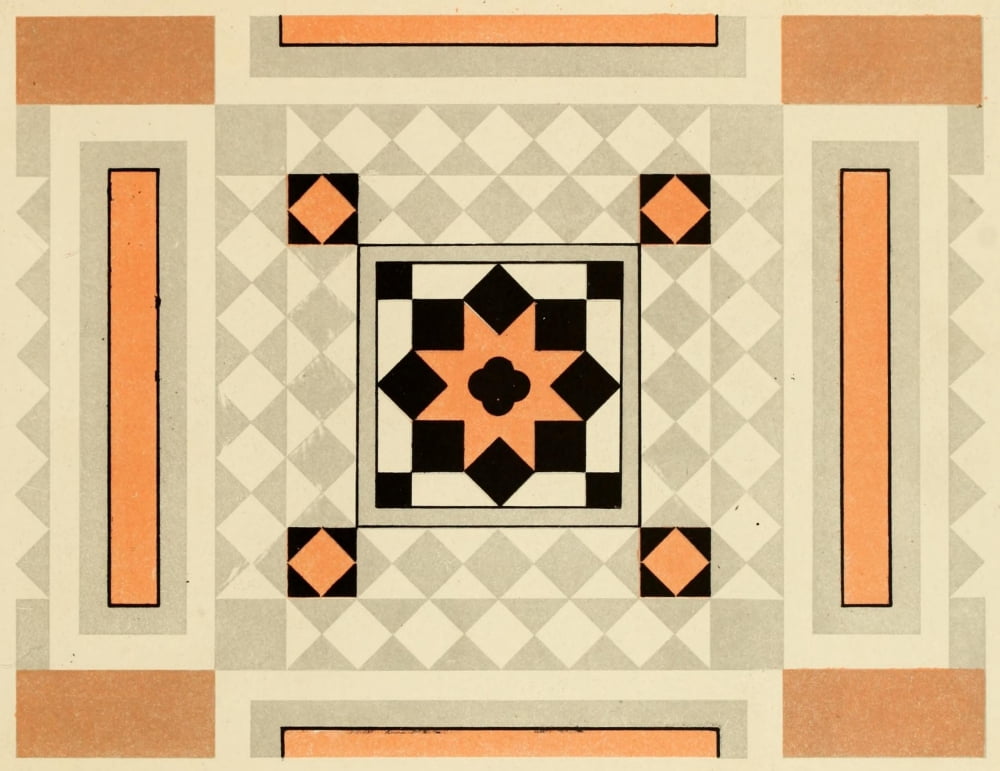 Ornamental designs by Fr Moises 1861-23 Canvas Art - (18 x 24)