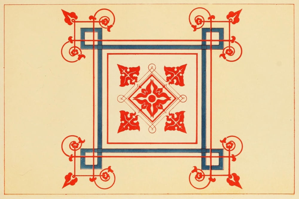 Ornamental designs by Fr Moises 1861-24 Canvas Art - (24 x 36)
