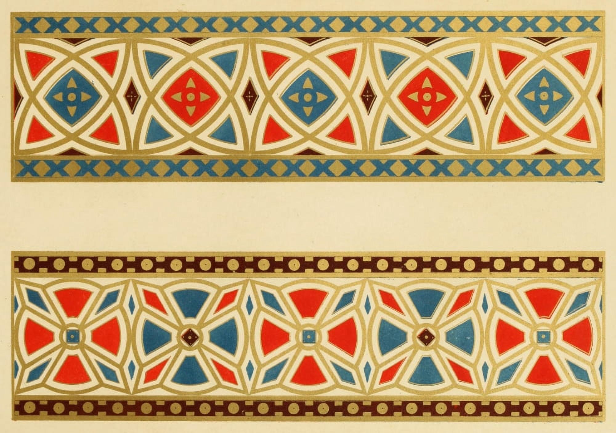 Ornamental designs by Fr Moises 1861-25 Canvas Art - (24 x 36)