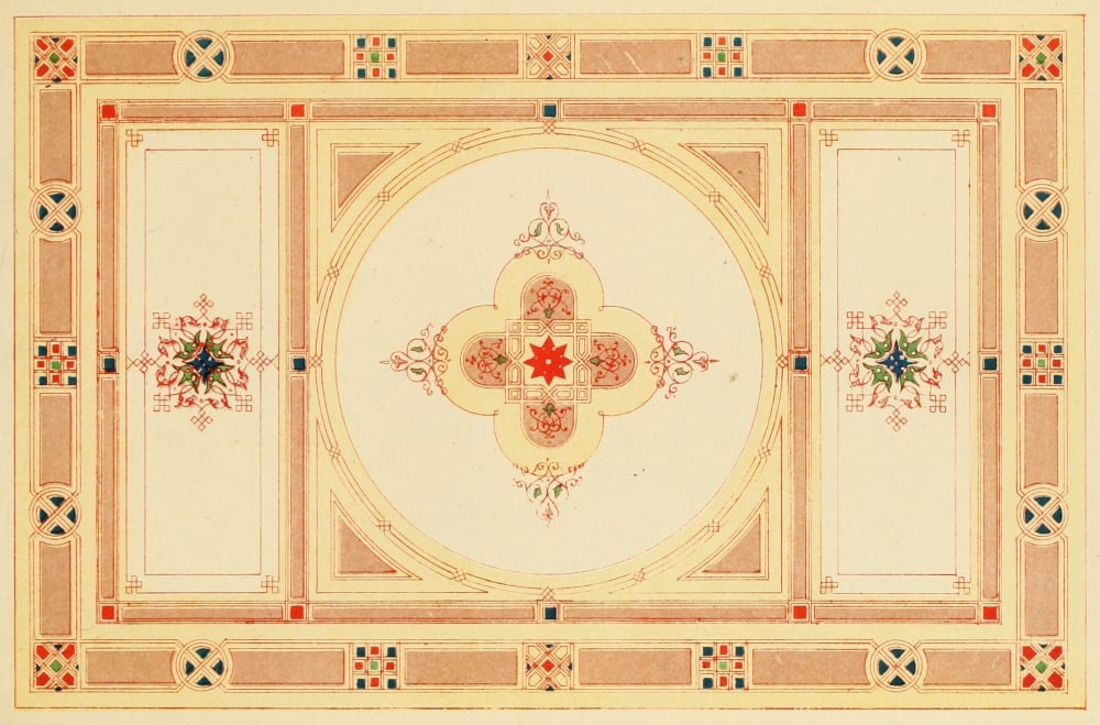 Ornamental designs by Fr Moises 1861-26 Canvas Art - (18 x 24)