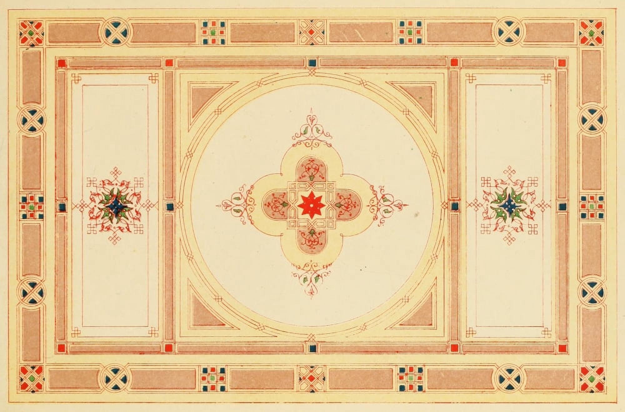 Ornamental designs by Fr Moises 1861-26 Canvas Art - (24 x 36)