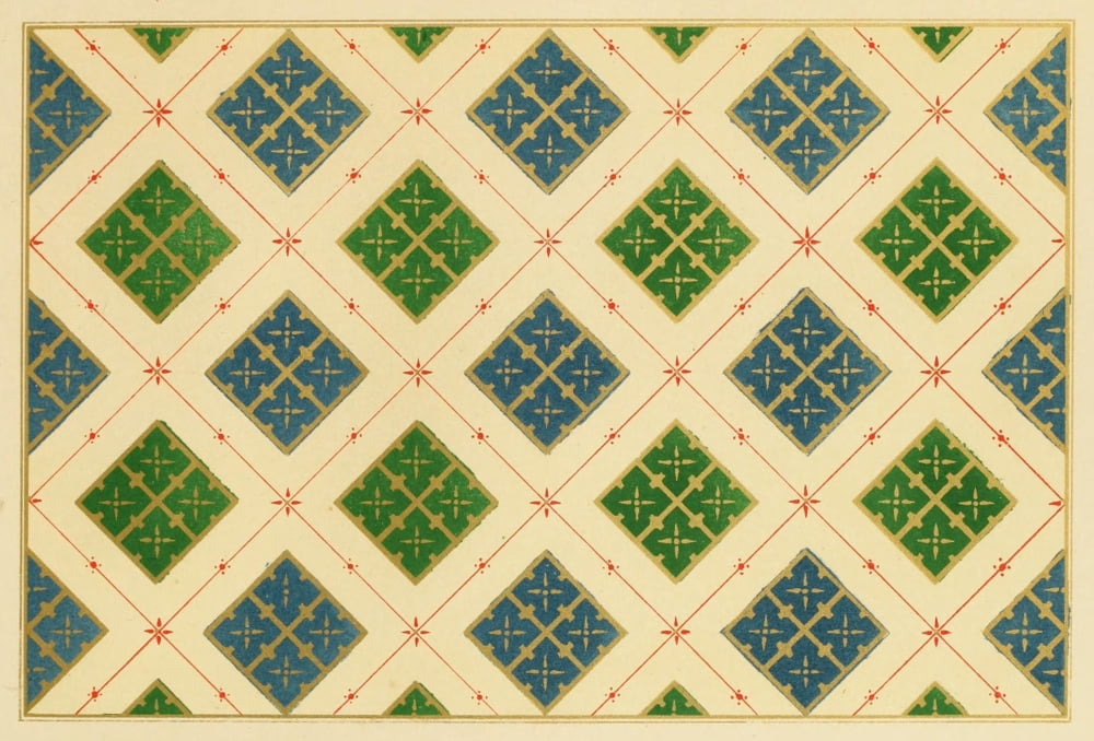Ornamental designs by Fr Moises 1861-27 Canvas Art -  (24 x 36)