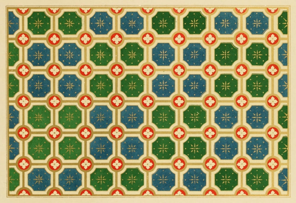 Ornamental designs by Fr Moises 1861-29 Canvas Art - (24 x 36)