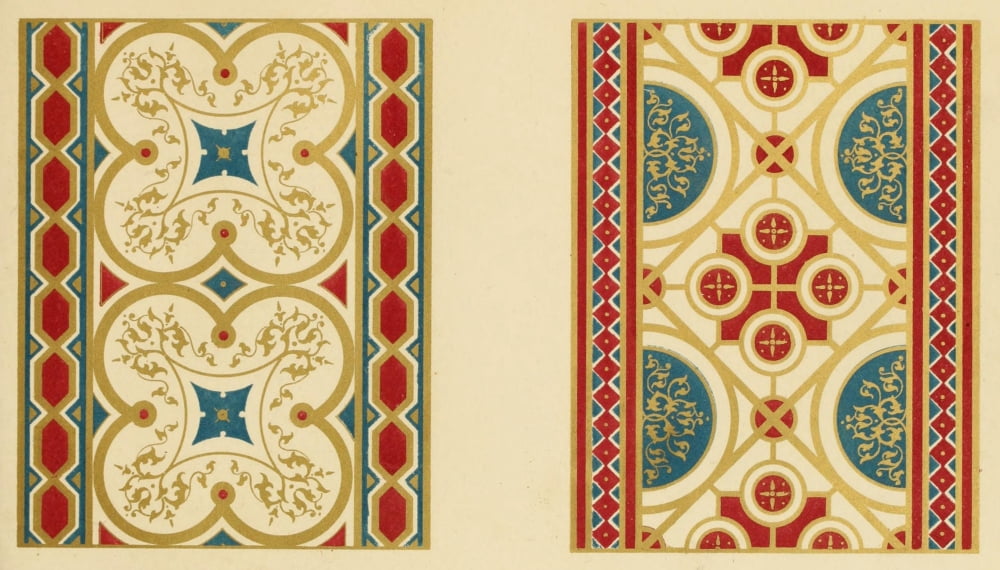 Ornamental designs by Fr Moises 1861-33 Canvas Art - (18 x 24)
