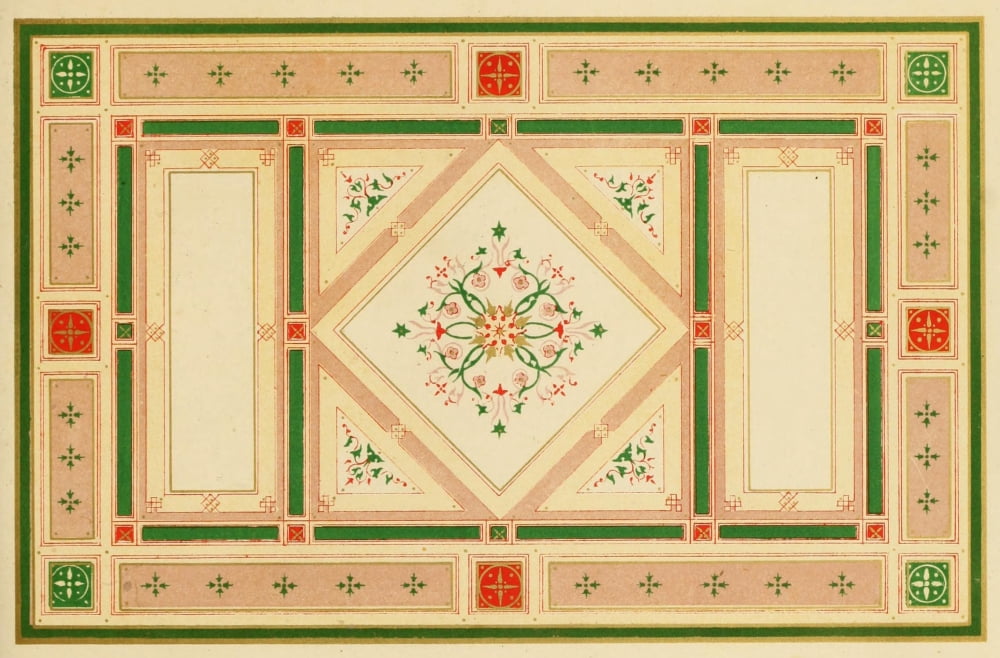 Ornamental designs by Fr Moises 1861-35 Canvas Art - (24 x 36)