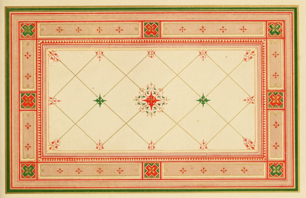 Ornamental designs by Fr Moises 1861-37 Canvas Art - (24 x 36)