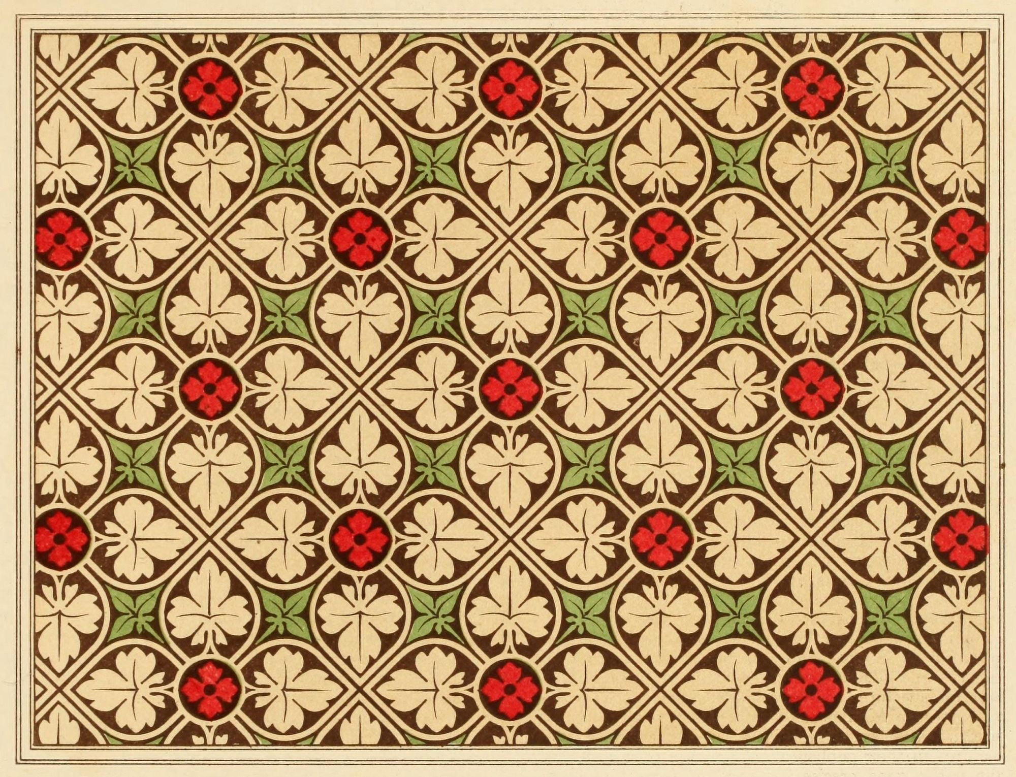 Ornamental designs by Fr Moises 1861-39 Canvas Art -  (24 x 36)