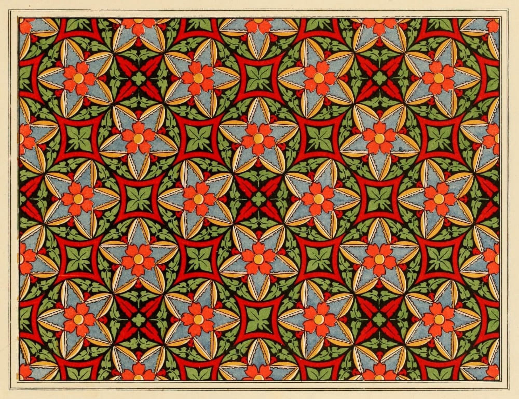 Ornamental designs by Fr Moises 1861-40 Canvas Art - (18 x 24)