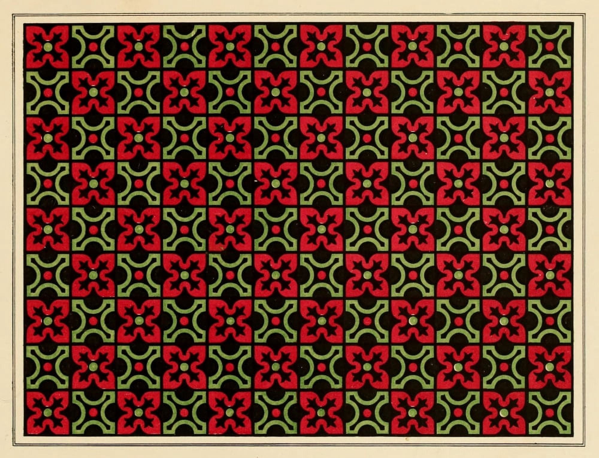Ornamental designs by Fr Moises 1861-41 Canvas Art - (18 x 24)