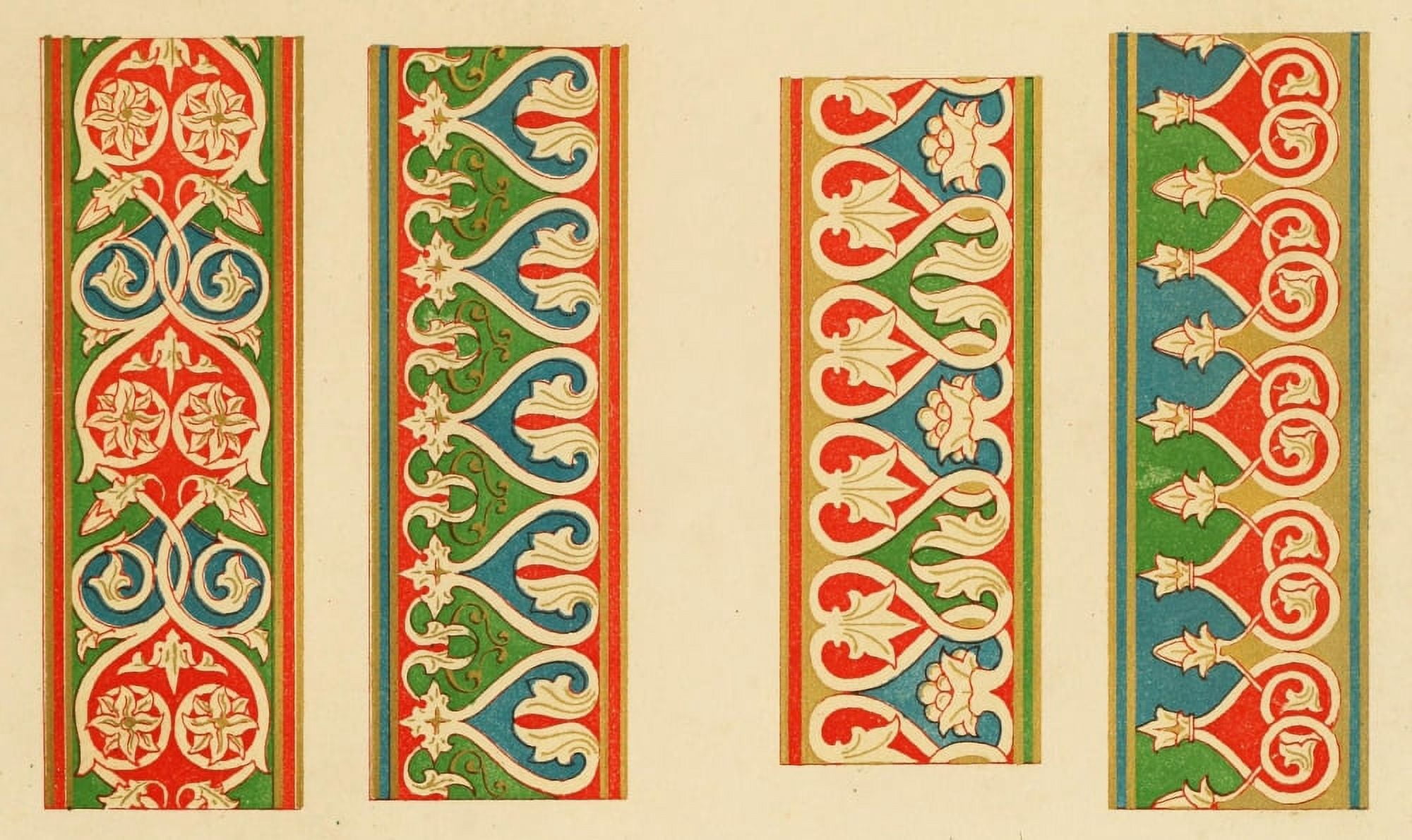 Ornamental designs by Fr Moises 1861-5 Canvas Art - (18 x 24)