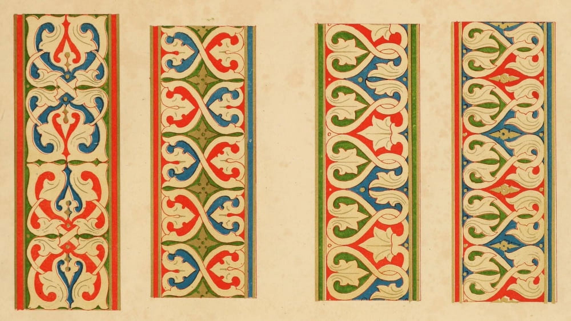 Ornamental designs by Fr Moises 1861-7 Canvas Art - (24 x 36)