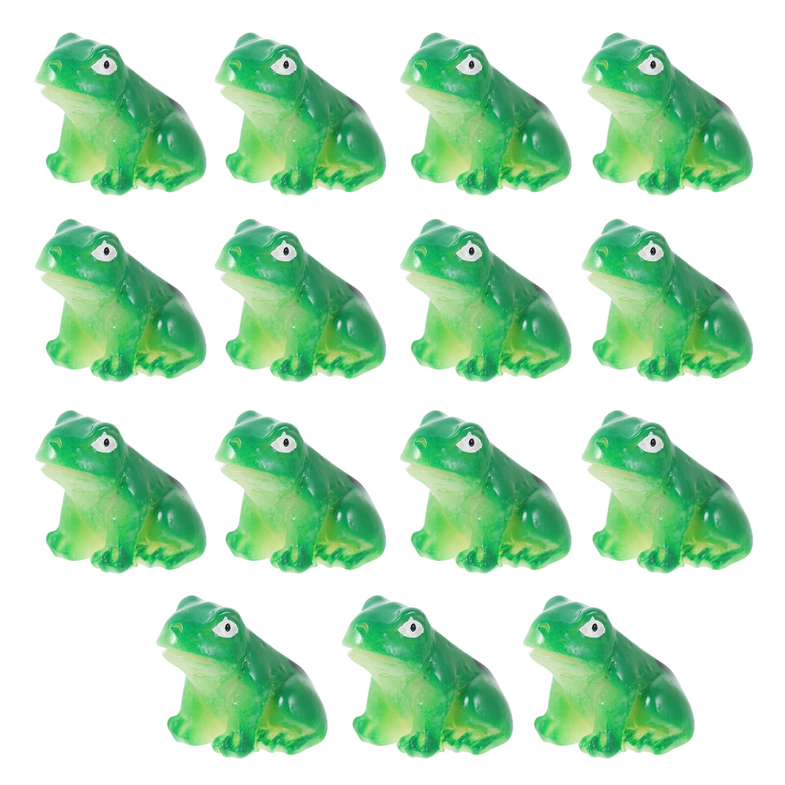 Ornaments 15 Pcs Decorative Frogs Adornment Resin Model Models The
