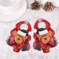 thumbnail image 1 of Ornaments Christmas Tree Door Decor Santa Claus Pendant for the Xmas Tree Knitted felt Christmas Pendant  Christmas Decoration Snowman Deer Bear Pendant (Bear+2pcs), 1 of 3