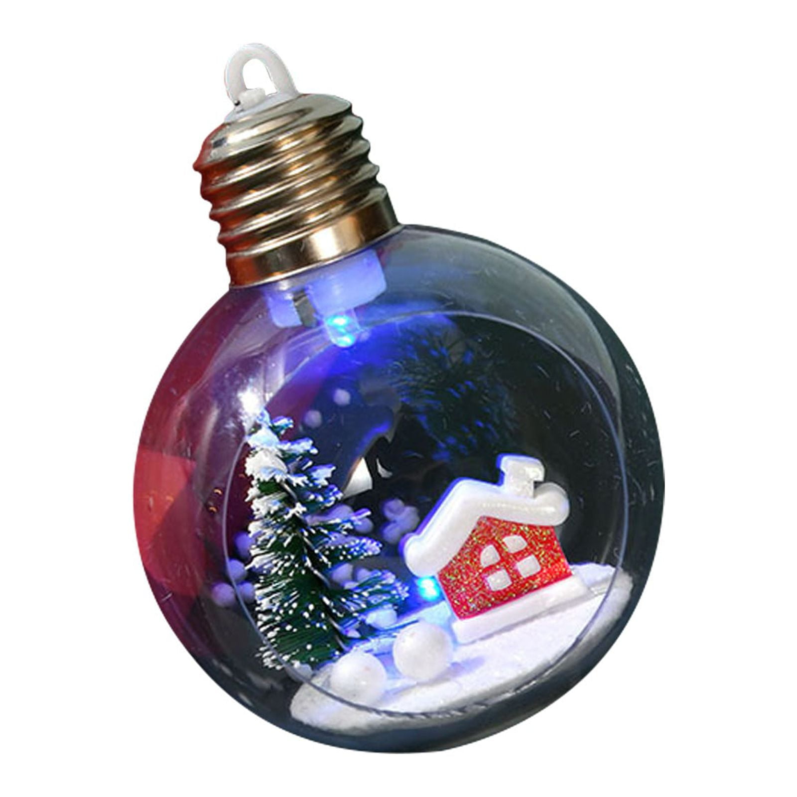 Ornaments Clear Christmas Ornaments With Led And Suitable Party 