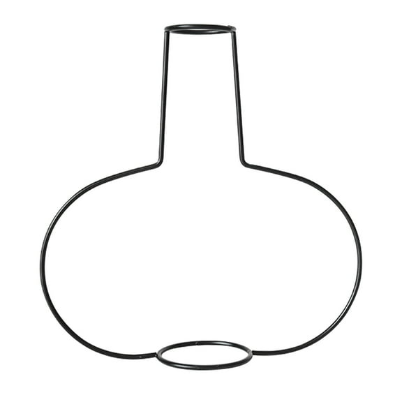 Ornaments Clearance Minimalist Home Decor Line Retro Vase Metal Flower Table Holder Rack Flower Decoration Crafts Desk Accessories