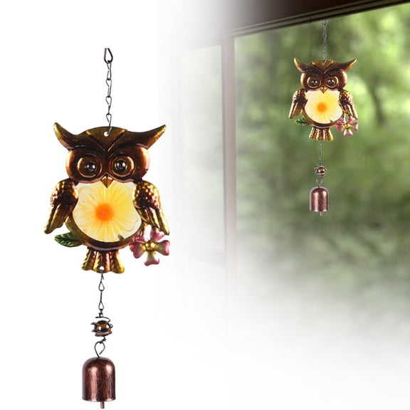 Ornaments Clearance! Owl Wind Chimes Metal Musical Wind Bells 1 Owl Mobile Wind Catcher Wind Chime for Home Festival Decor Indoor/Outdoor Decoration 1 Wind Chime