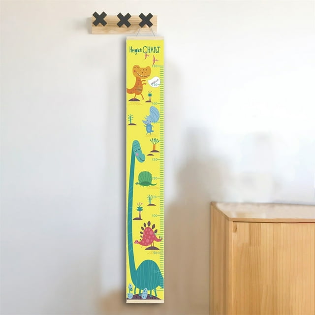Ornaments Decor Children'S Height Ruler Oil Canvas Height Chart
