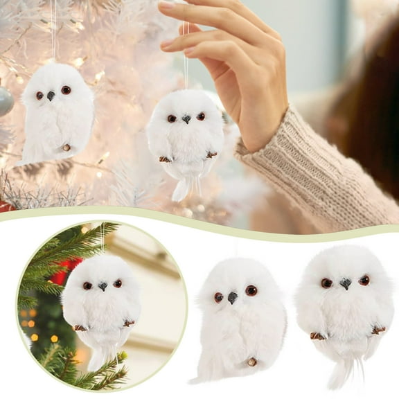 Ornaments Owl Tree Cute Doll Pendant Gardening Decoration Decoration Christmas Christmas Owl Christmas Hangs Home Decor