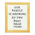 thumbnail image 1 of Ornaments by Elves Personalized Baby First Christmas Ornament 2024 Baby Letter Board Ornament .25lbs, 1 of 9