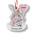 thumbnail image 1 of Ornaments by Elves Personalized Baby Girl Bunny First Christmas Ornament for Xmas Tree 2024, 1 of 9