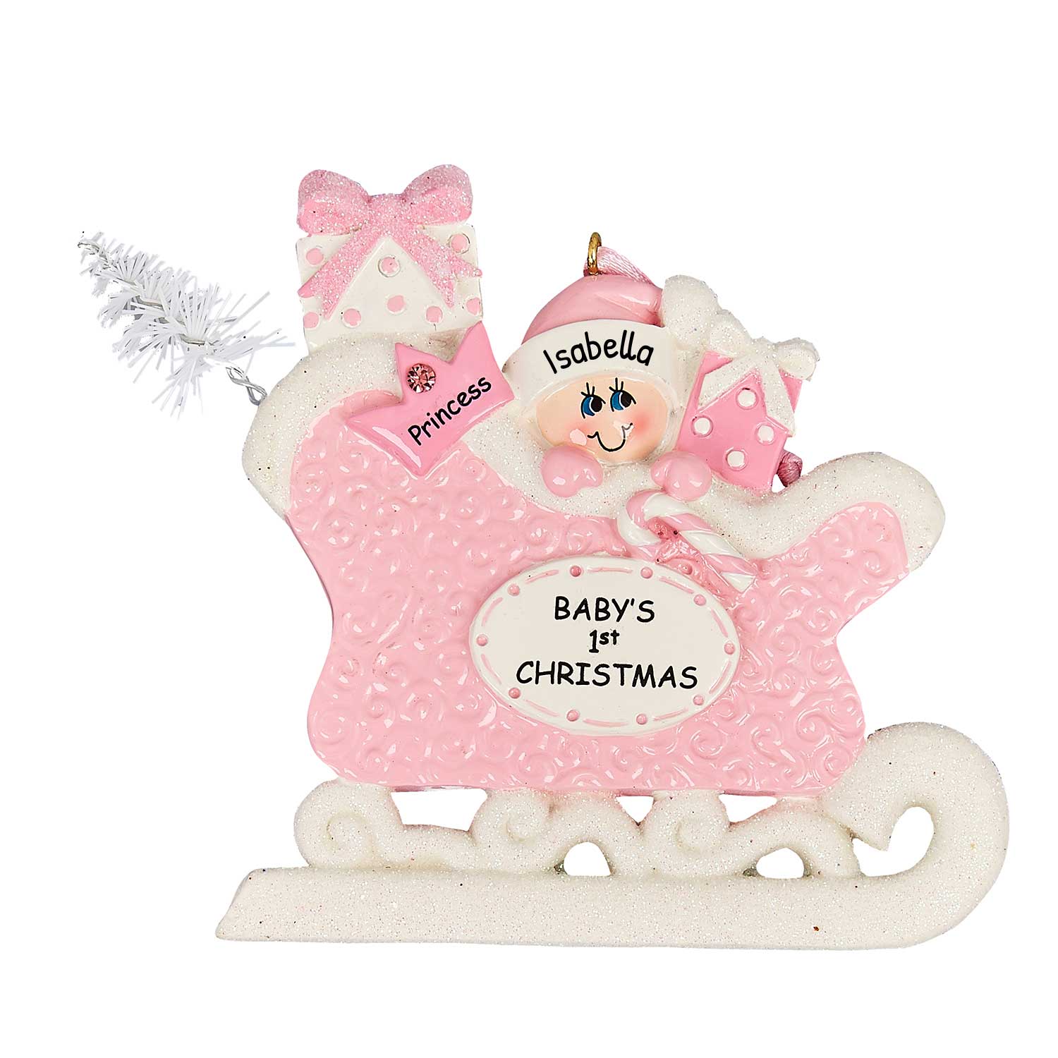 Ornaments by Elves Personalized Baby's First Christmas 2023 Ornament